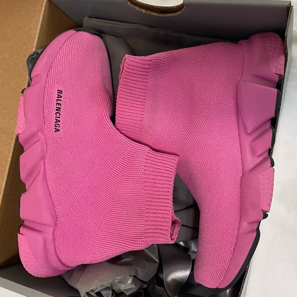Balenciaga kids speed sock sneakers size 25